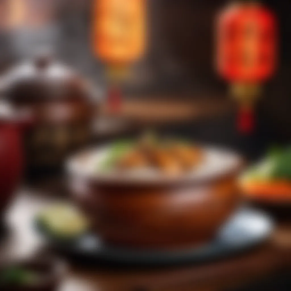 Exquisite Chinese Chicken and Rice Claypot