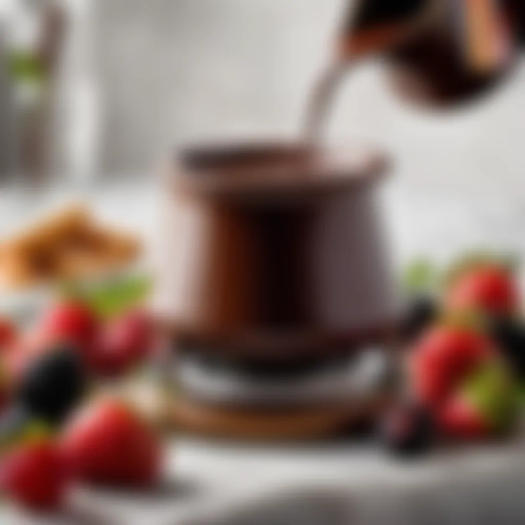 Exquisite Chocolate Fondue