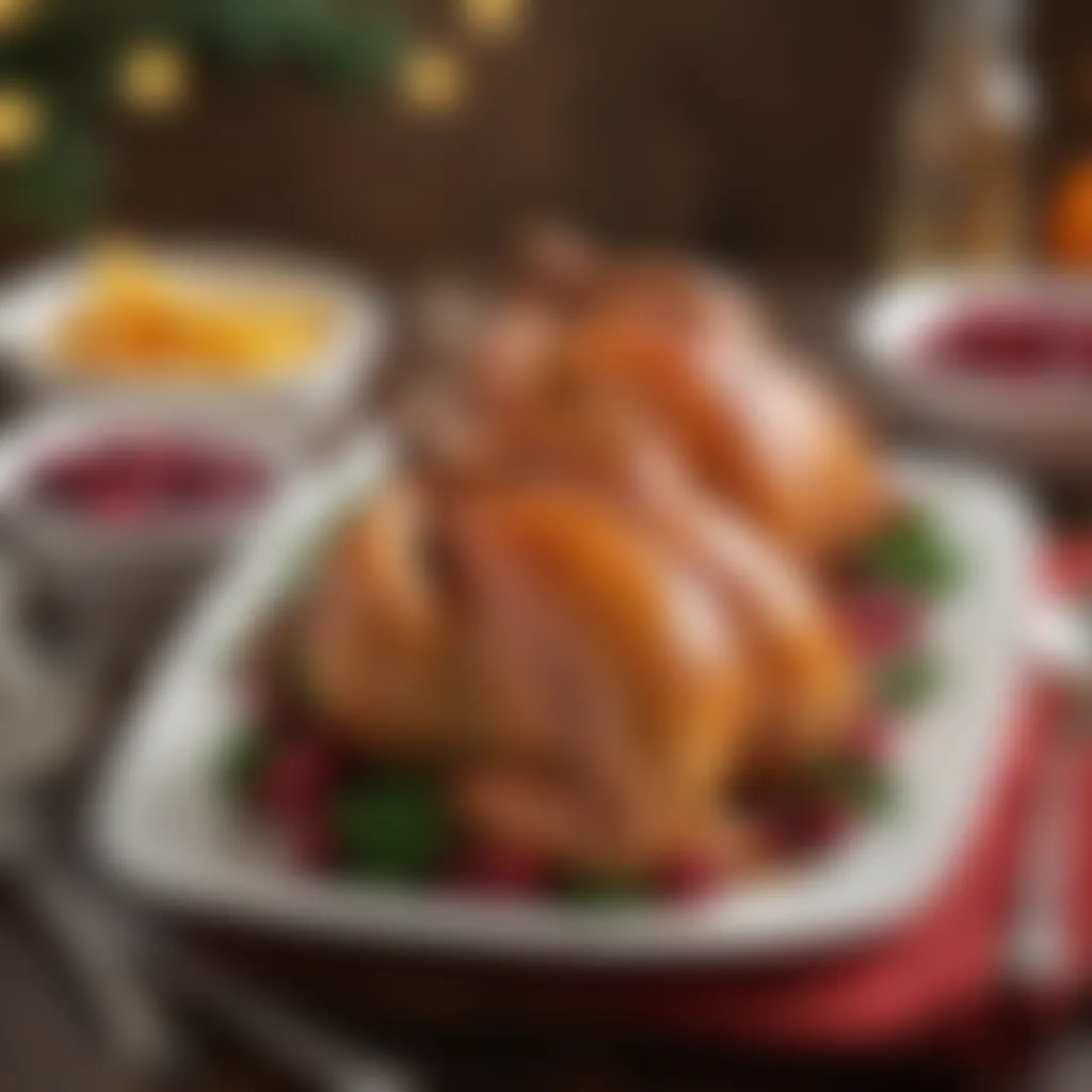 Exquisite Christmas Dinner Dish - Cranberry Orange Glazed Cornish Hens