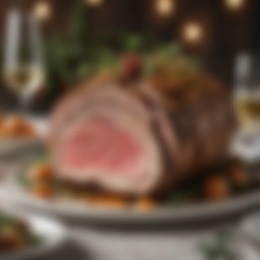 Exquisite Christmas Dinner Dish - Herb-Crusted Prime Rib Roast