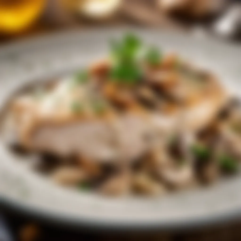 Exquisite Creamy Mushroom Chicken Breast