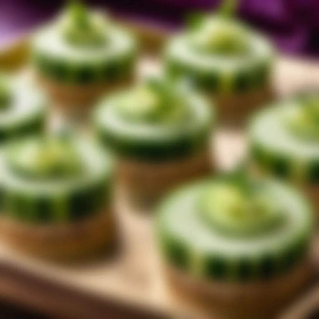 Exquisite Cucumber Canapés