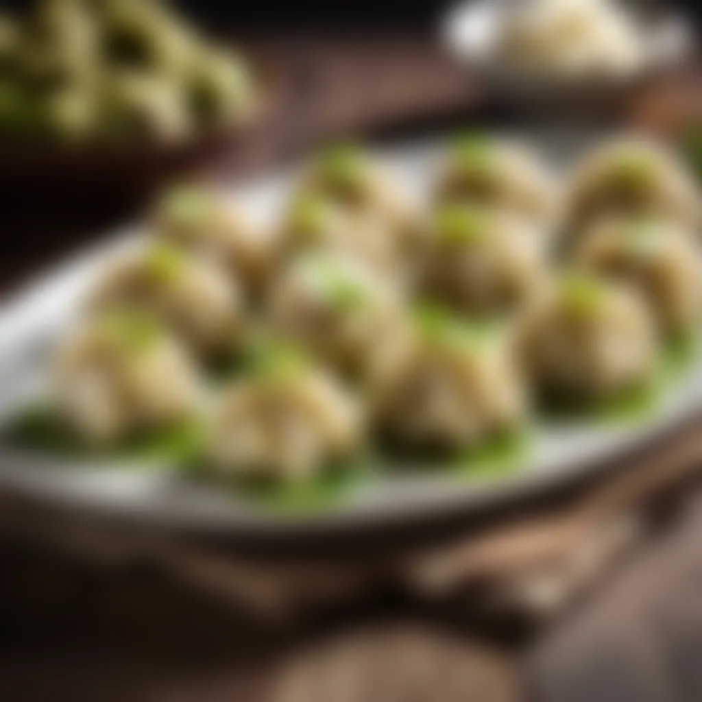 Exquisite Dumplings with Kiwi Twist