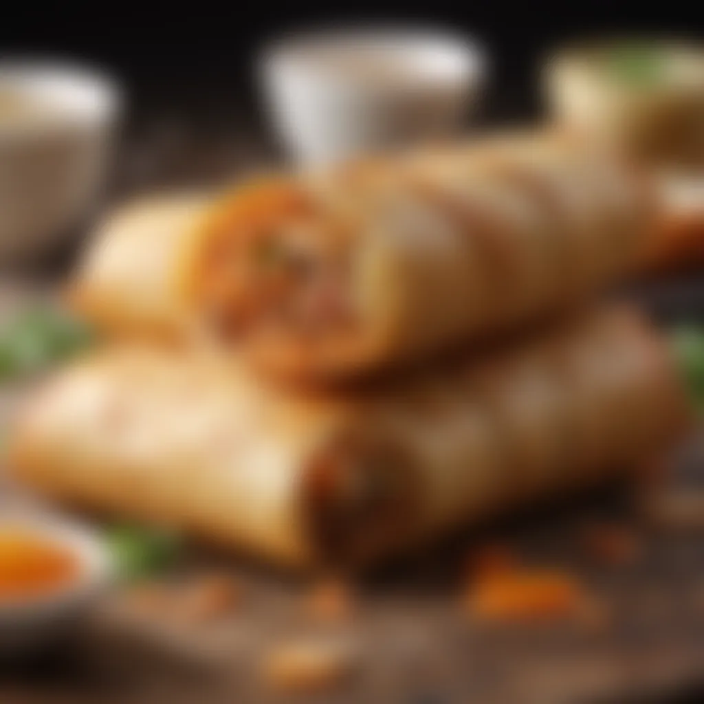 Exquisite Egg Roll Assembly