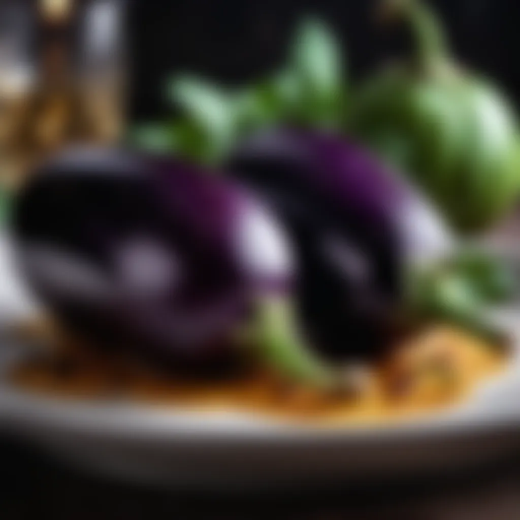 Exquisite Eggplant Gastronomic Artistry