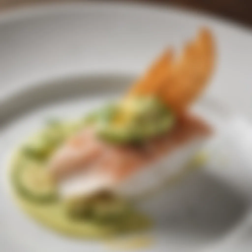 Exquisite Haddock Ceviche with Avocado Emulsion