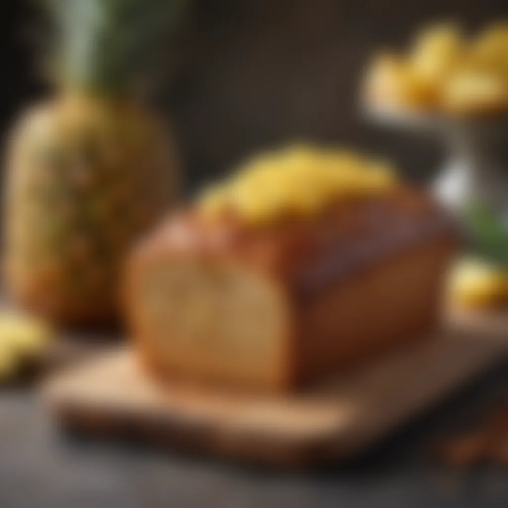 Exquisite Ohana Pineapple Bread Loaf