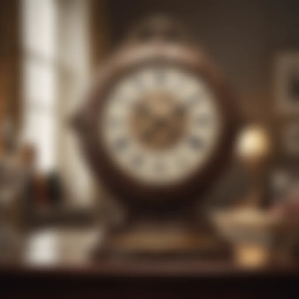 Chic Vintage Clock Decor for 85th Birthday Celebration