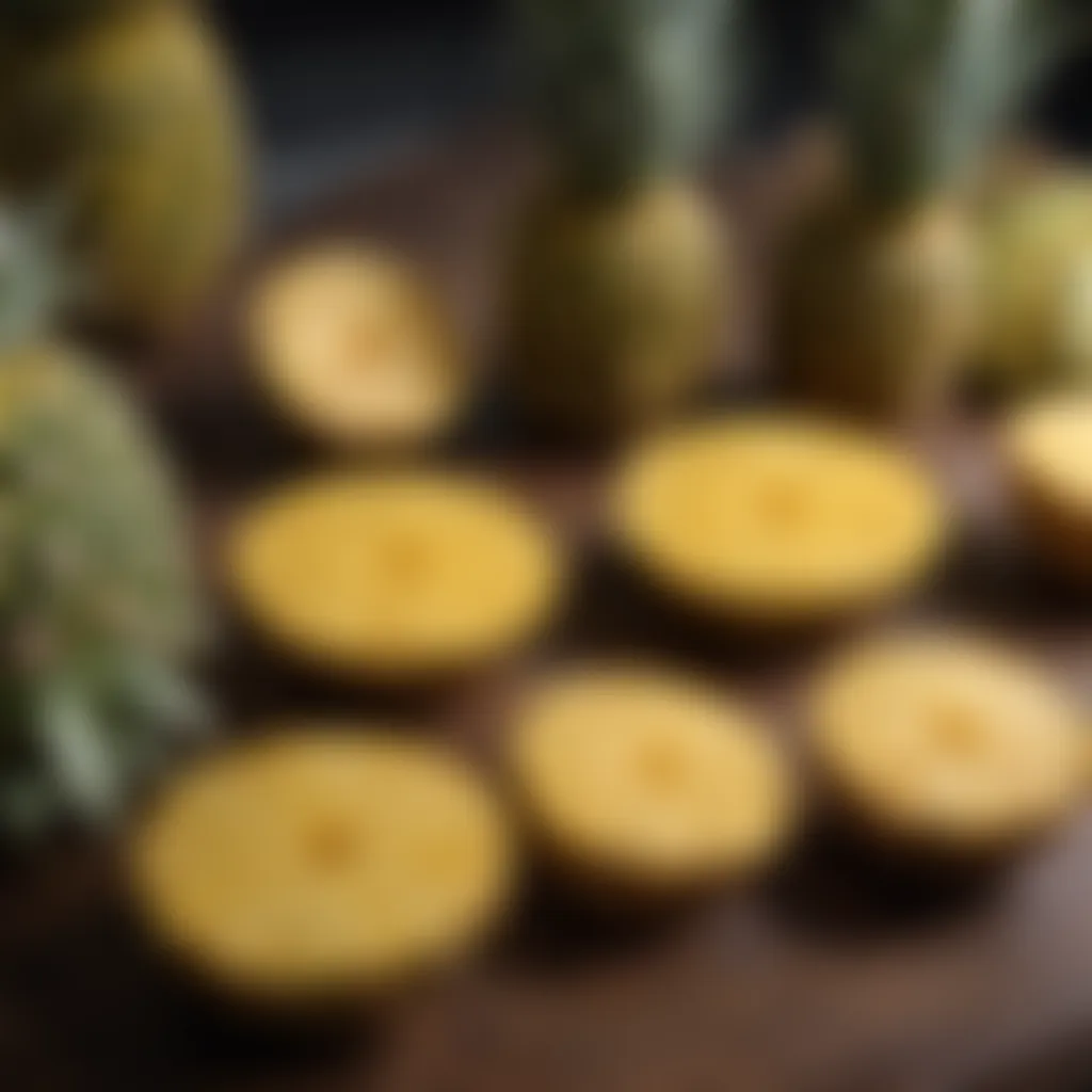 Exquisite Pineapple Selection for Slicing