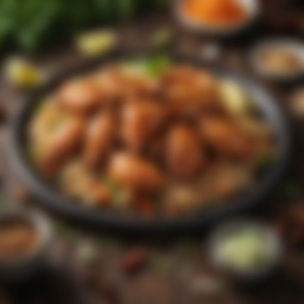 Flavor-Enhancing Spices and Herbs Exquisite fusion of spices and herbs enhancing flavors