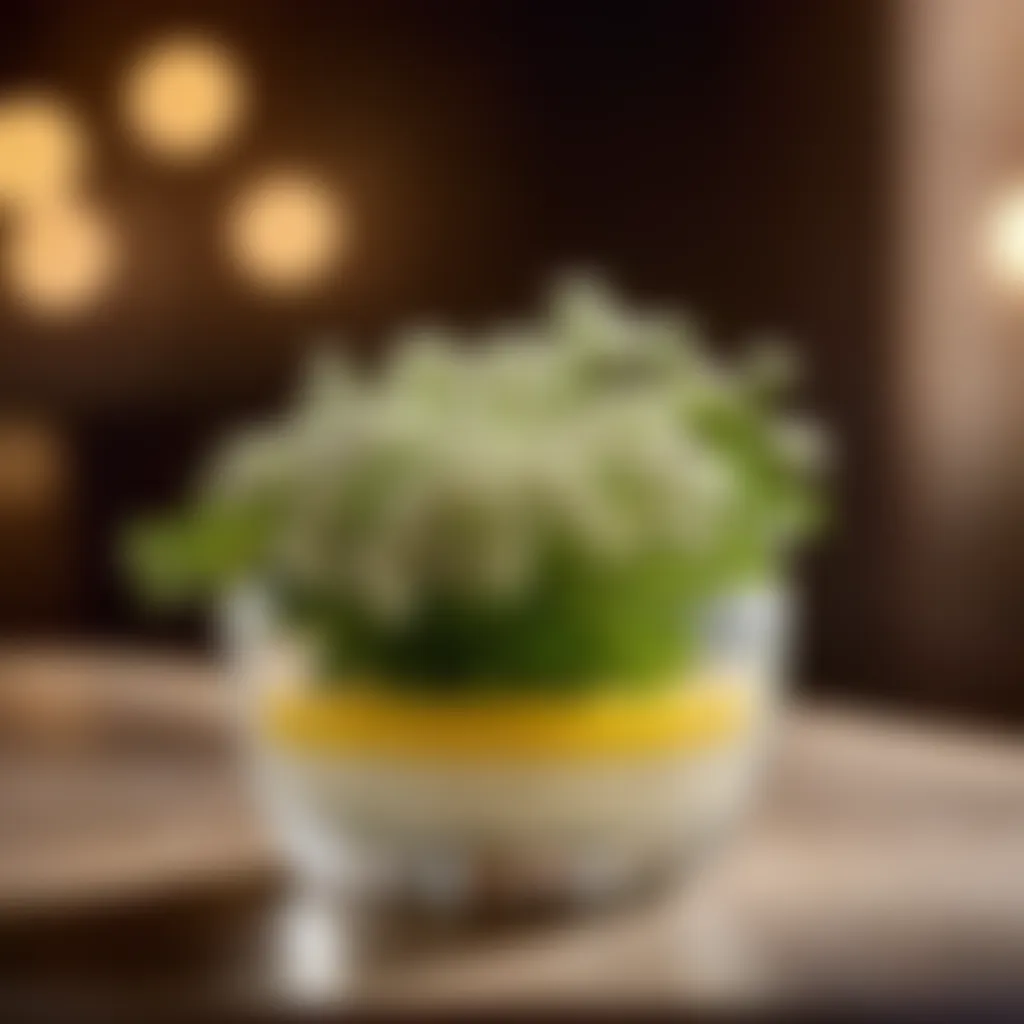 Elevating Presentation with Sweet Alyssum Garnish Exquisite Sweet Alyssum Garnish