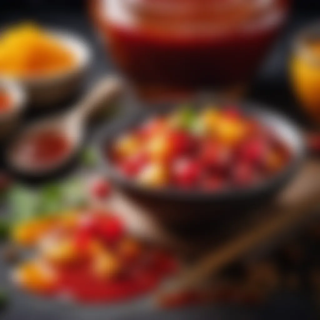 The Art of Flavorful Ingredients Exquisite sweet and sour sauce ingredients