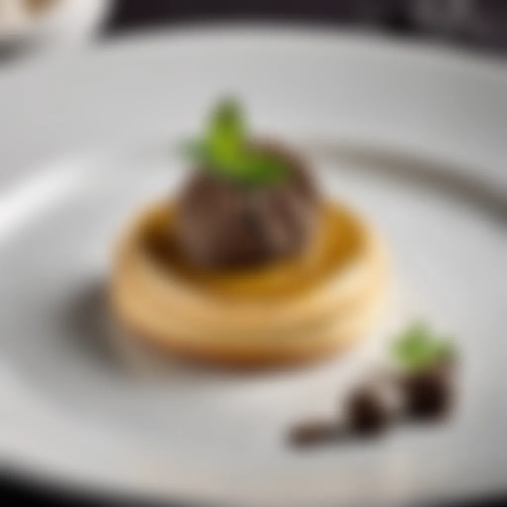 Exquisite Vol Au Vent Presentation with Truffle Essence