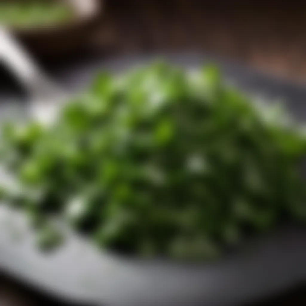 Finely Chopped Parsley