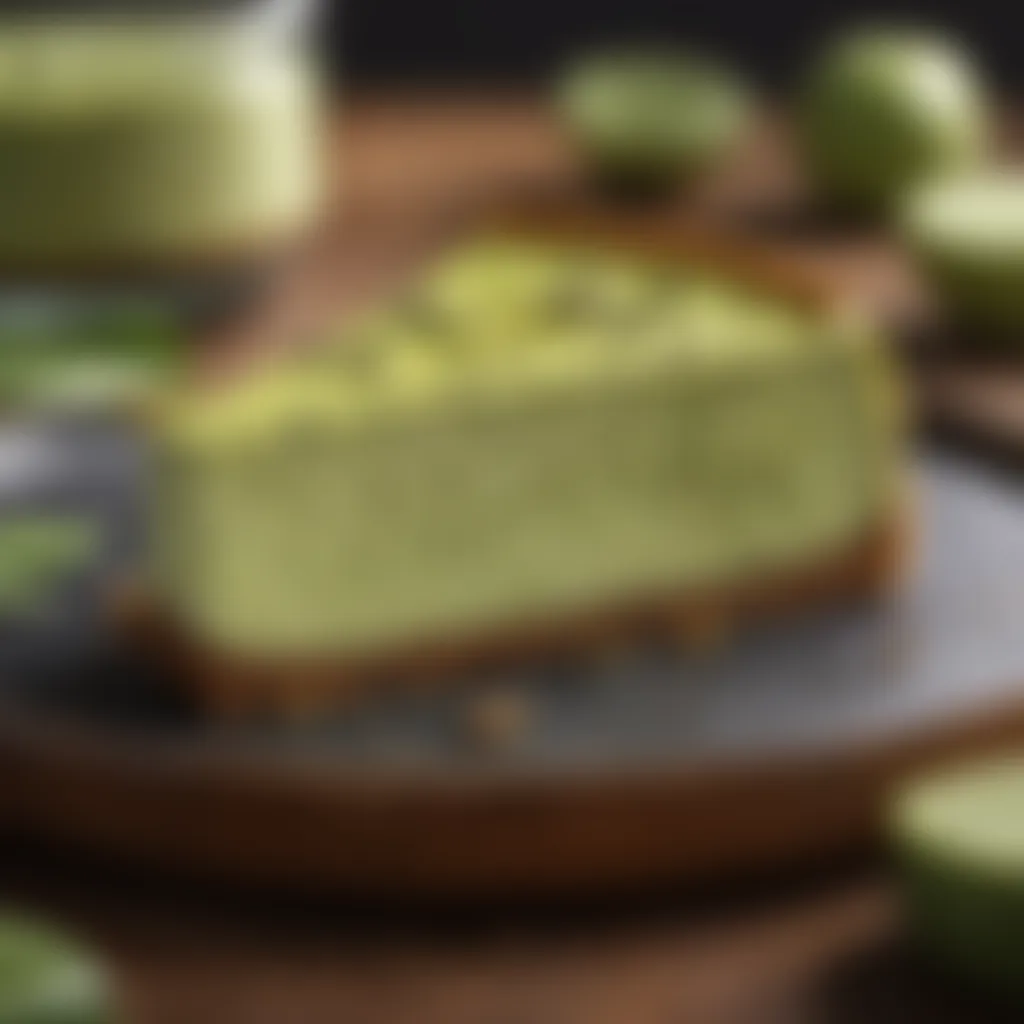 Velvety Matcha Green Tea Cheesecake