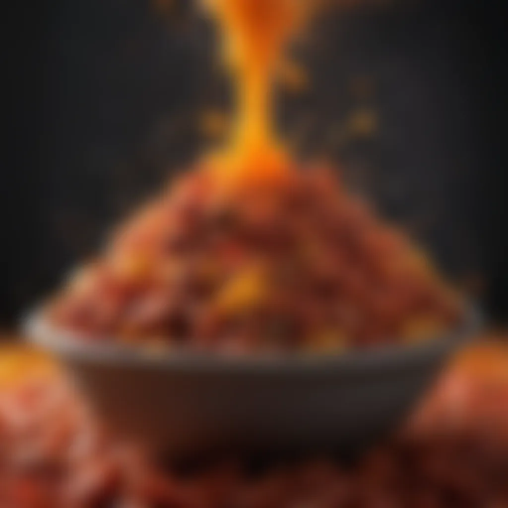 Fiery Eruption of Flavorful Delights