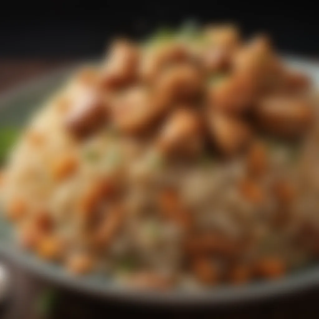 Aromatic Seasoned Fried Rice Fragrant jasmine rice infused with tantalizing seasonings