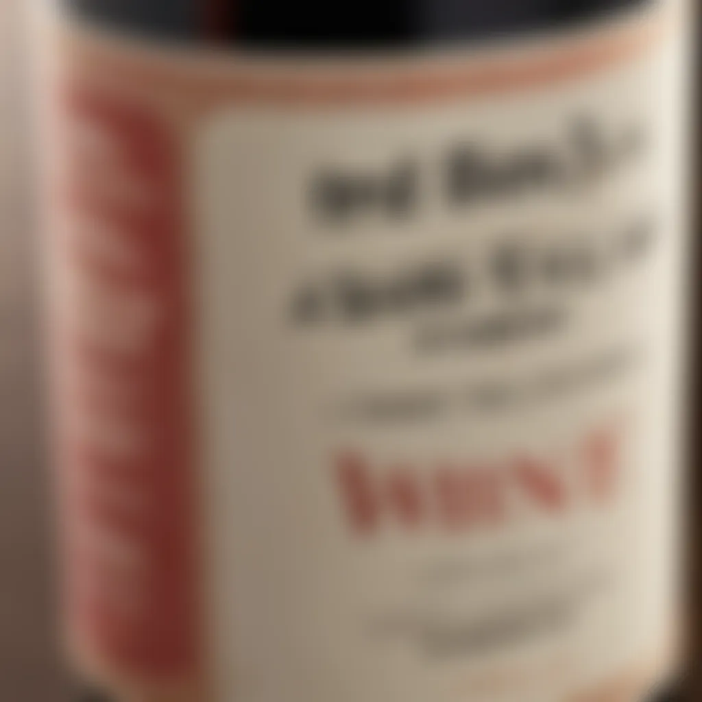 A close-up view of Fred Box Wine showcasing its distinctive labeling