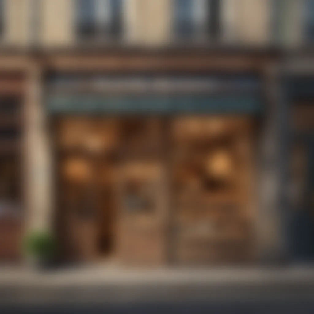 Charming Ambiance of a French Bakery French bakery storefront - Inviting charm of a quaint bakery