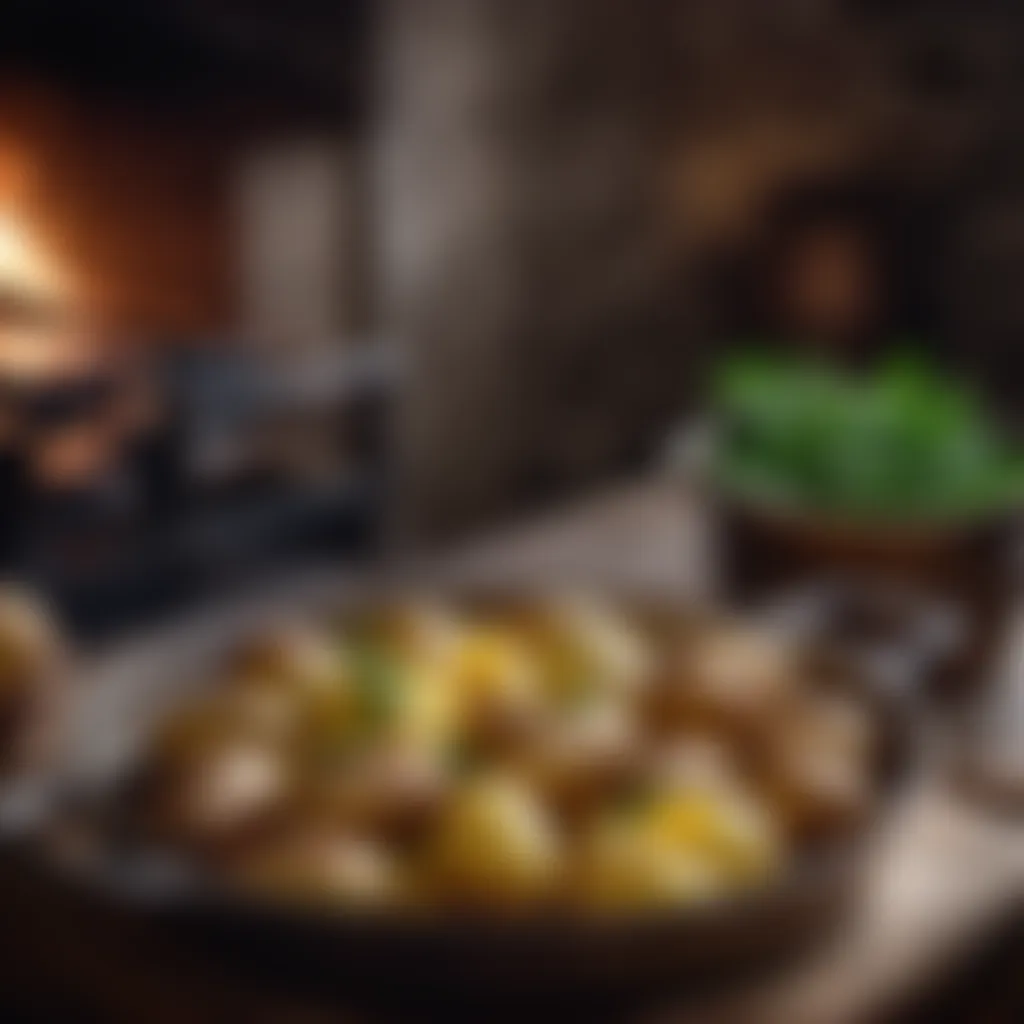 French culinary heritage portrayed in a rustic kitchen setting