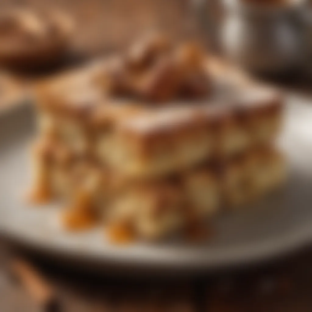 Exquisite Blend of Cinnamon and Nutmeg French toast bake with cinnamon and nutmeg