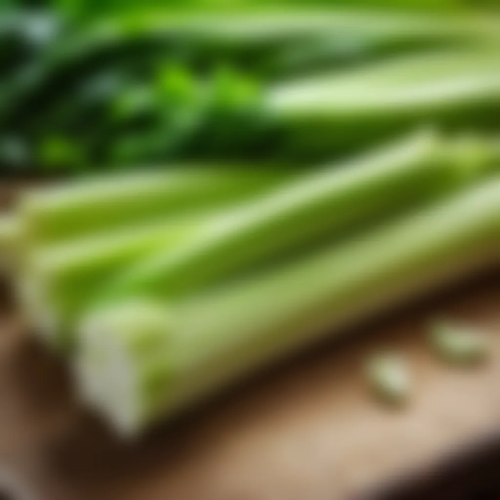 Fresh Celery Stalks