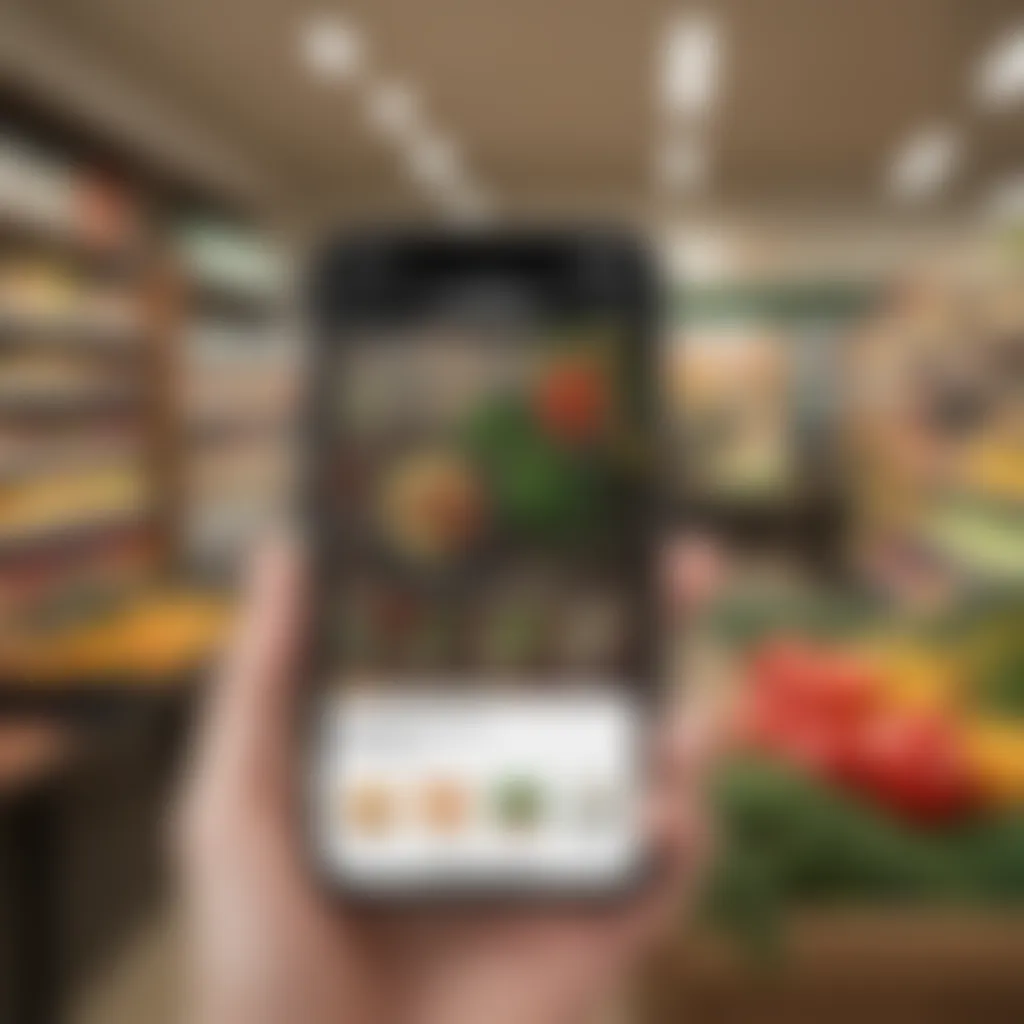 Fresh Thyme Grocery Pick-Up App Interface