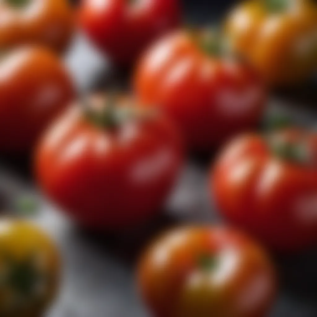 Freshly picked tomatoes for Vuna curry