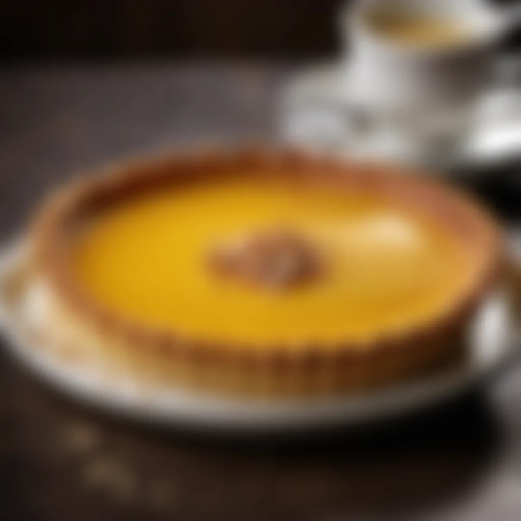 Freshly-Baked Custard Tart