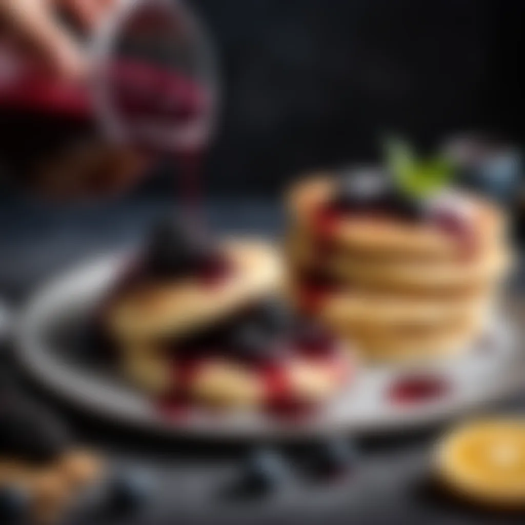 Freshly Baked Drop Scones with Berry Compote