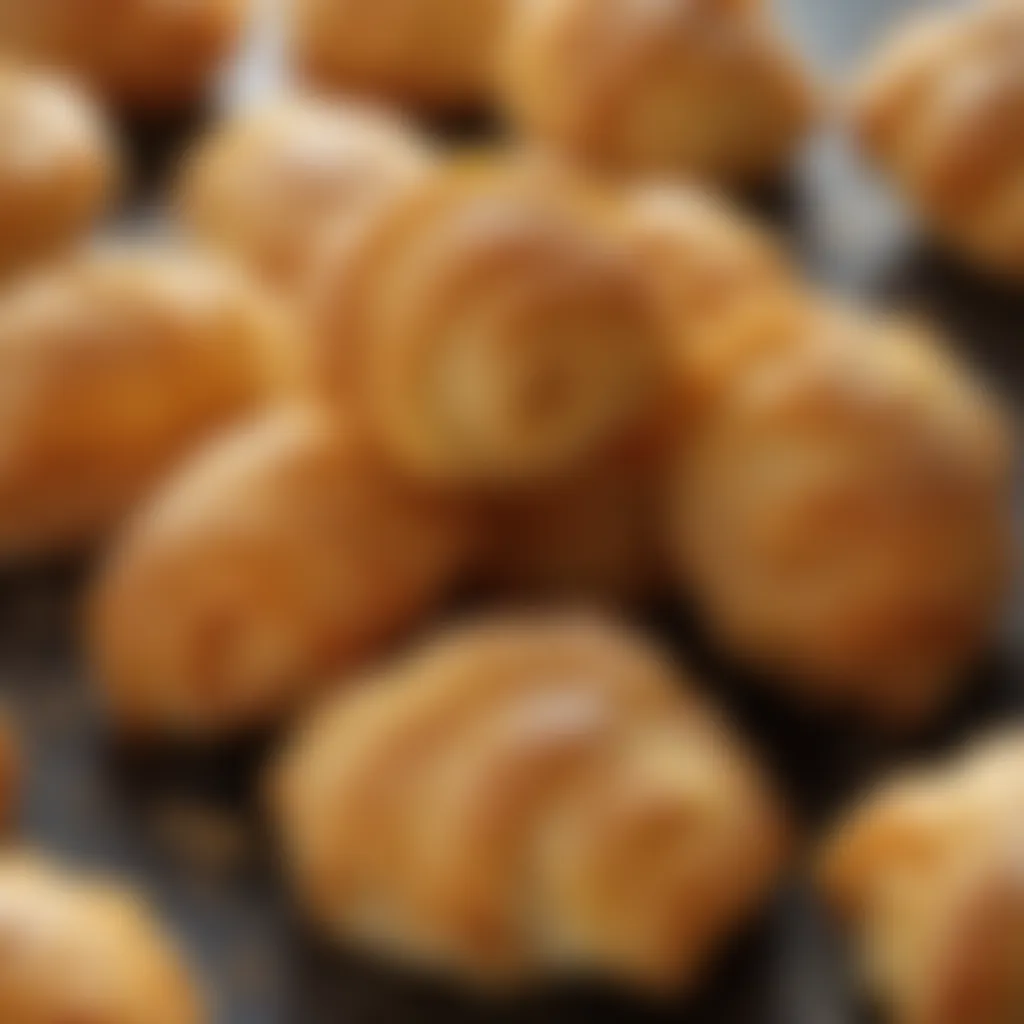 Freshly fried sfinci pastries