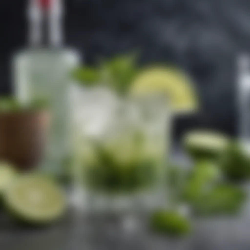 Innovative Frozen Mojito with Fresh Herb Garnish