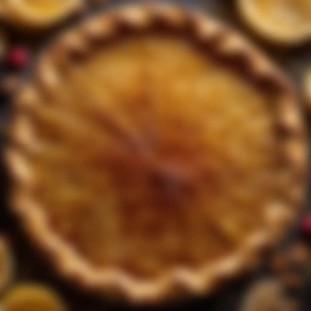 Close-up of golden-brown Galette de Rosette crust