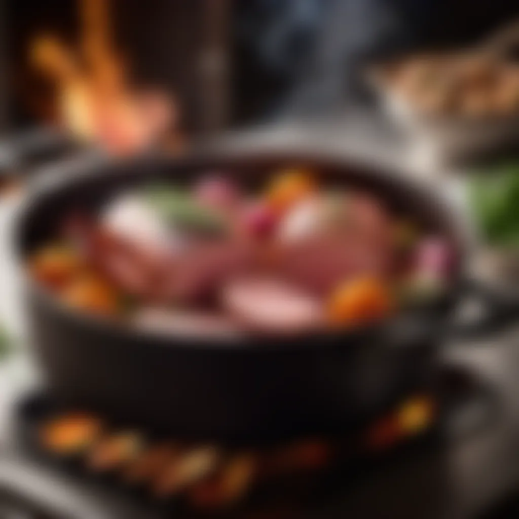 Gammon Cooking in a Pot Gammon Cooking in a Pot