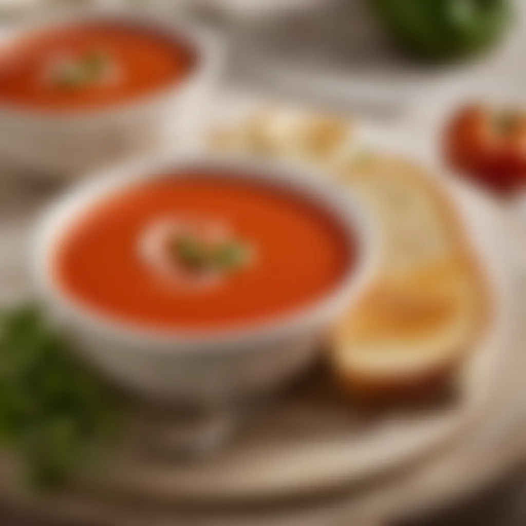 Garnished Tomato Soup