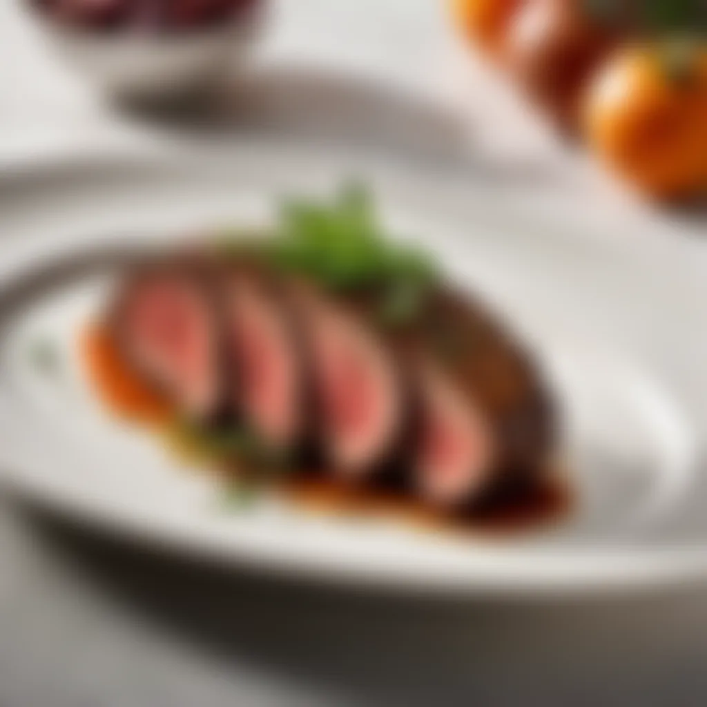 Elevating the Dish: Artful Garnishing Garnishing Tri Tip Roast with Fresh Herbs