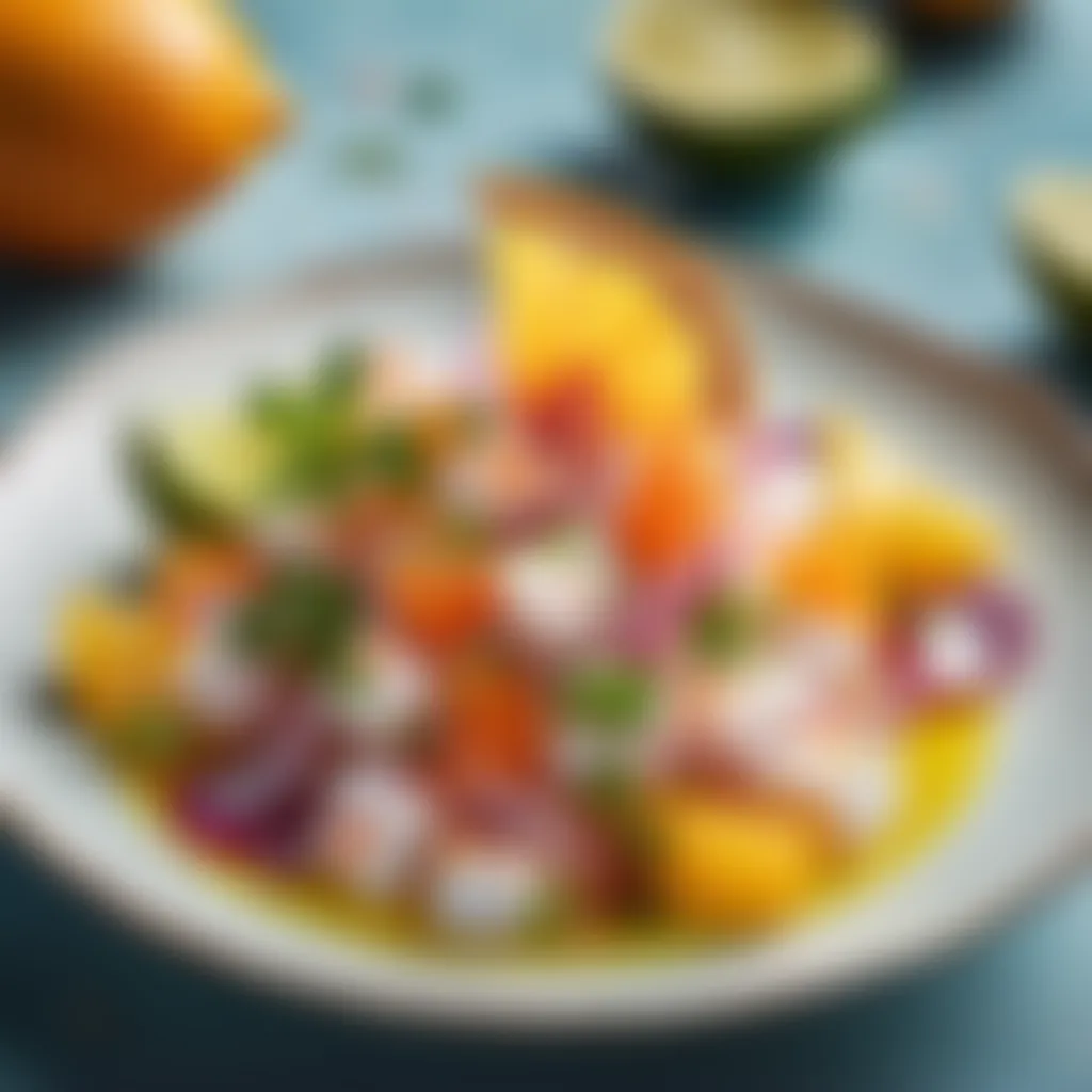 Exquisite Peruvian Ceviche with a Twist of Citrus