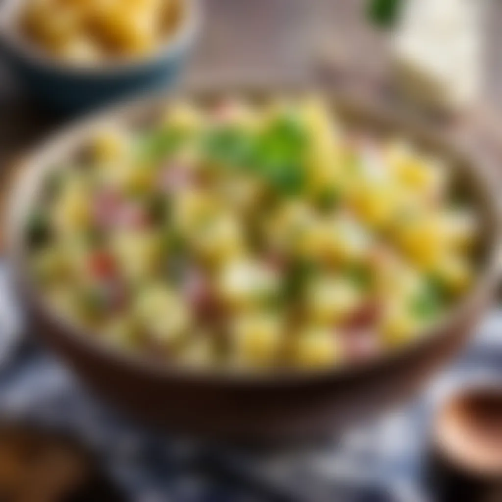 Bowl of German Potato Salad