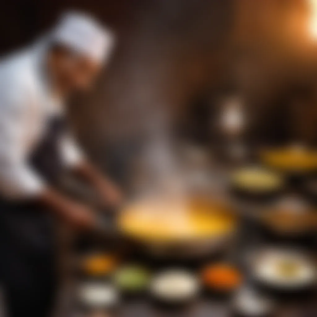 Ghewar Cooking Process Ghewar Cooking Process