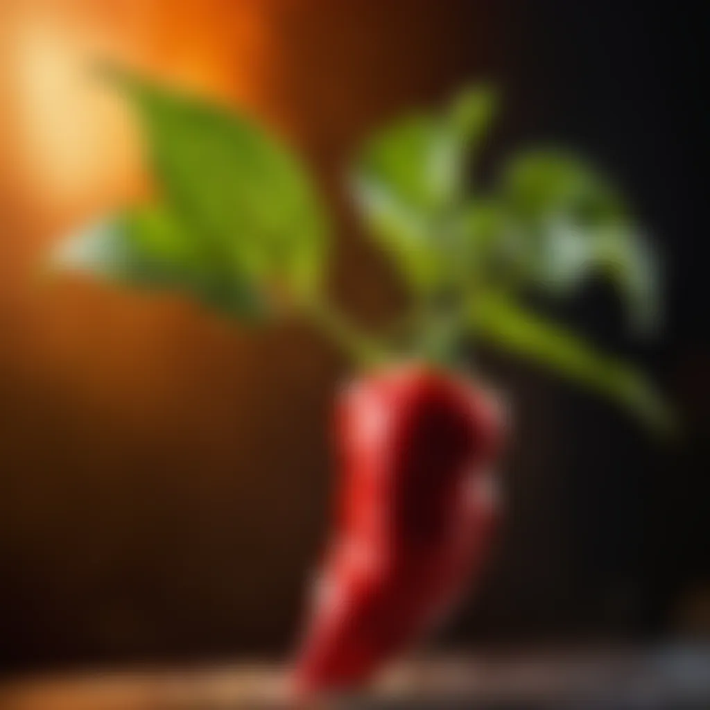 Ghost pepper plant