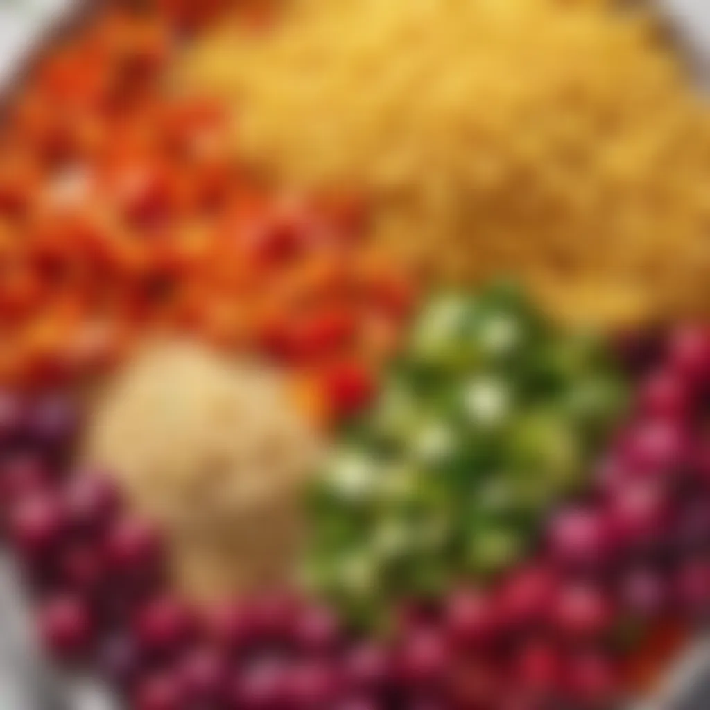 Colorful Vegetables for Giant Couscous Recipe Colorful vegetables for giant couscous recipe