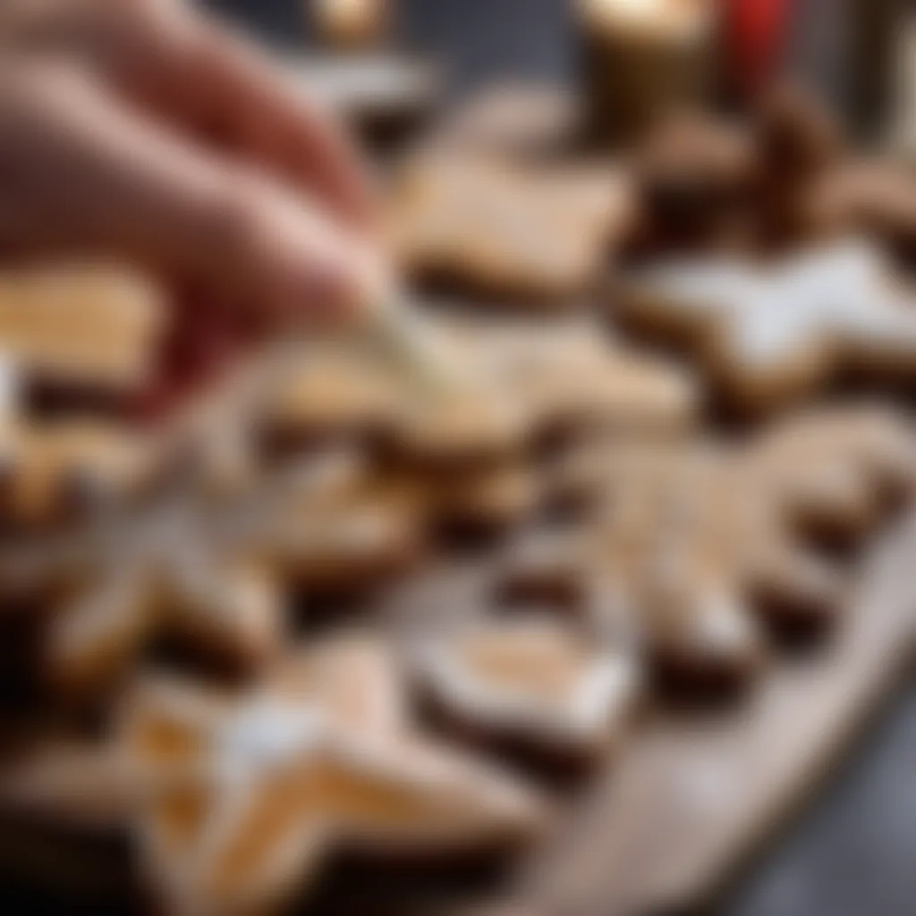 Decorating Gingerbread Cookies with Icing