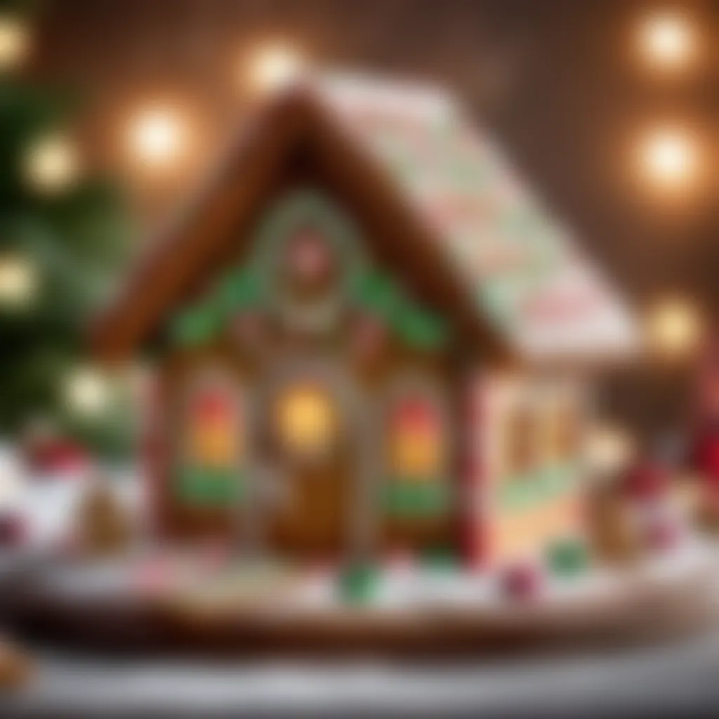 Gingerbread with Festive Decorations Gingerbread with Festive Decorations