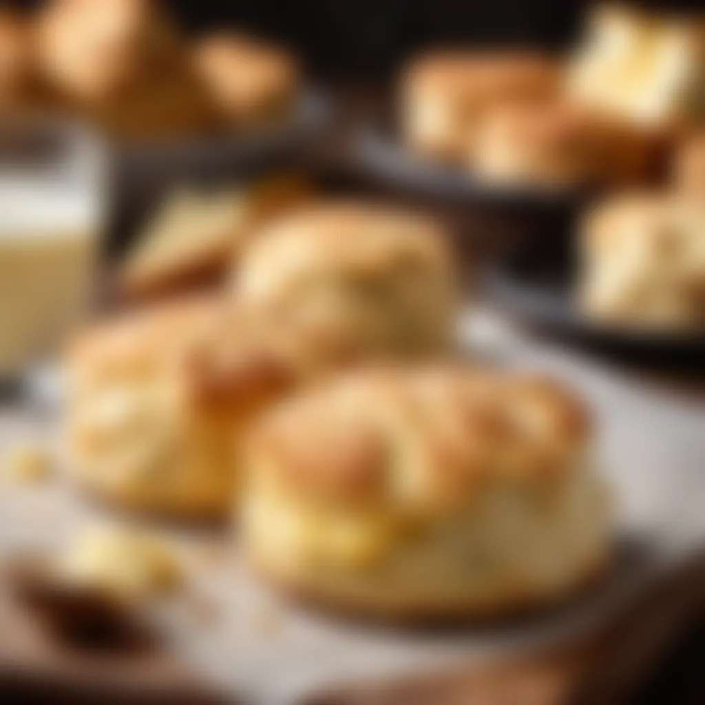 Gluten-Free Cheese Scones Served