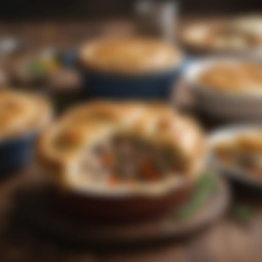 Gluten-free slow cooker chicken pot pie ready to serve