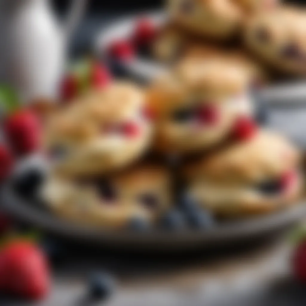 Gluten-Free Scones with Fresh Berries