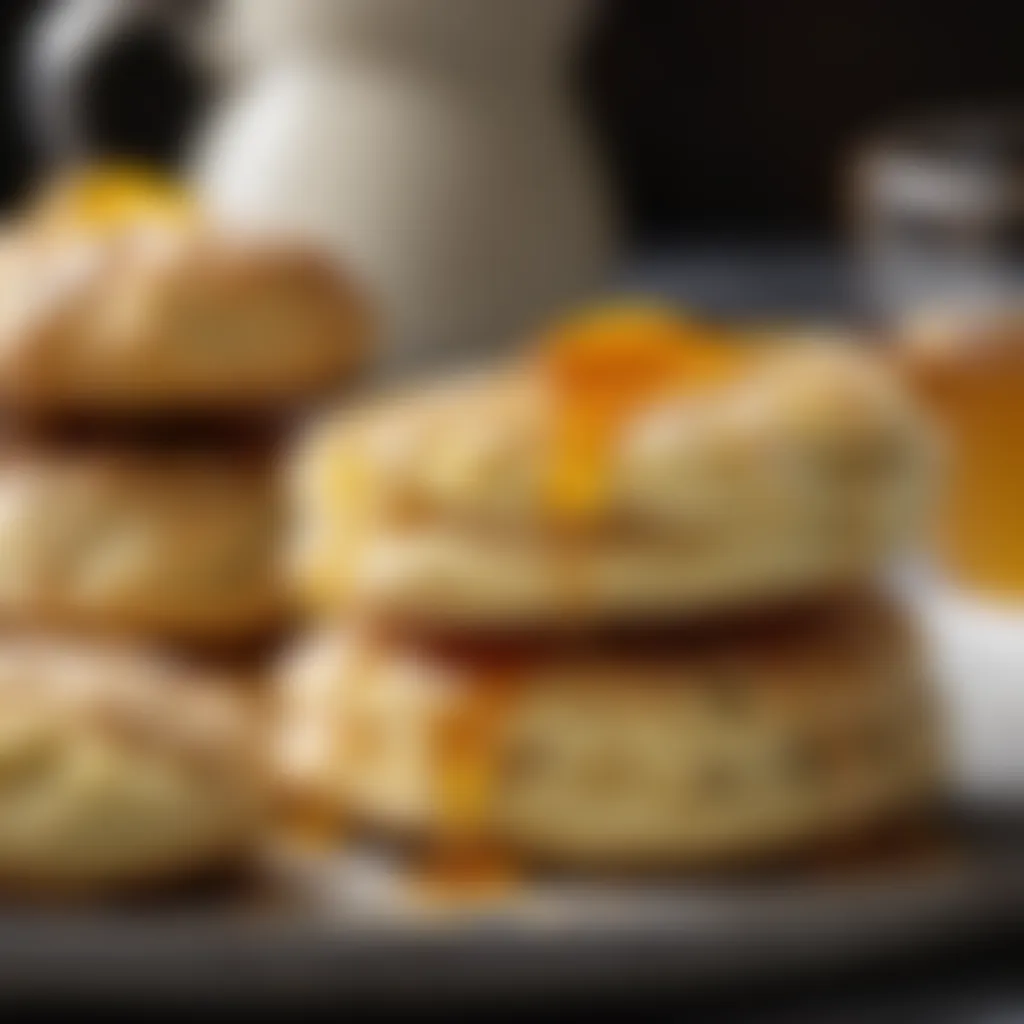 Gluten-Free Scones with Honey Drizzle Gluten-Free Scones with Honey Drizzle