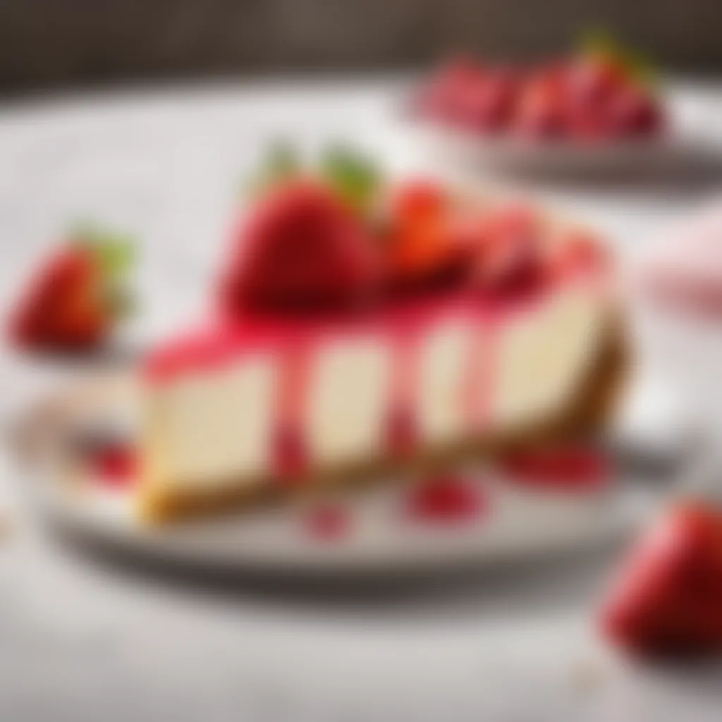 Scrumptious Strawberry Cheesecake