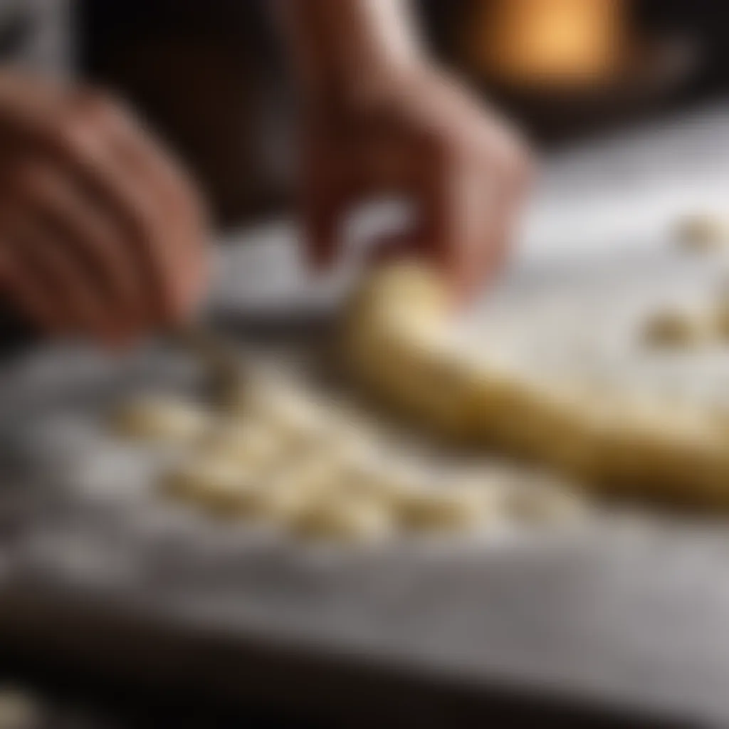 Gnocchi Being Rolled