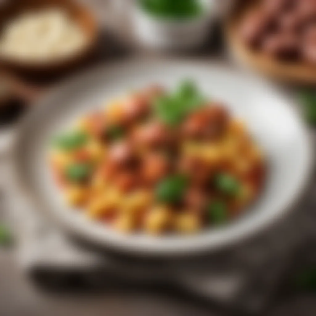 Delicious Gnocchi and Sausage Dish Gnocchi and Sausage